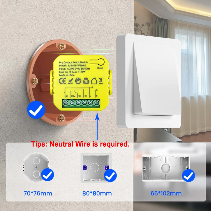 Smart ZigBee Dry Contact Switc - Smart Home Plus review and price