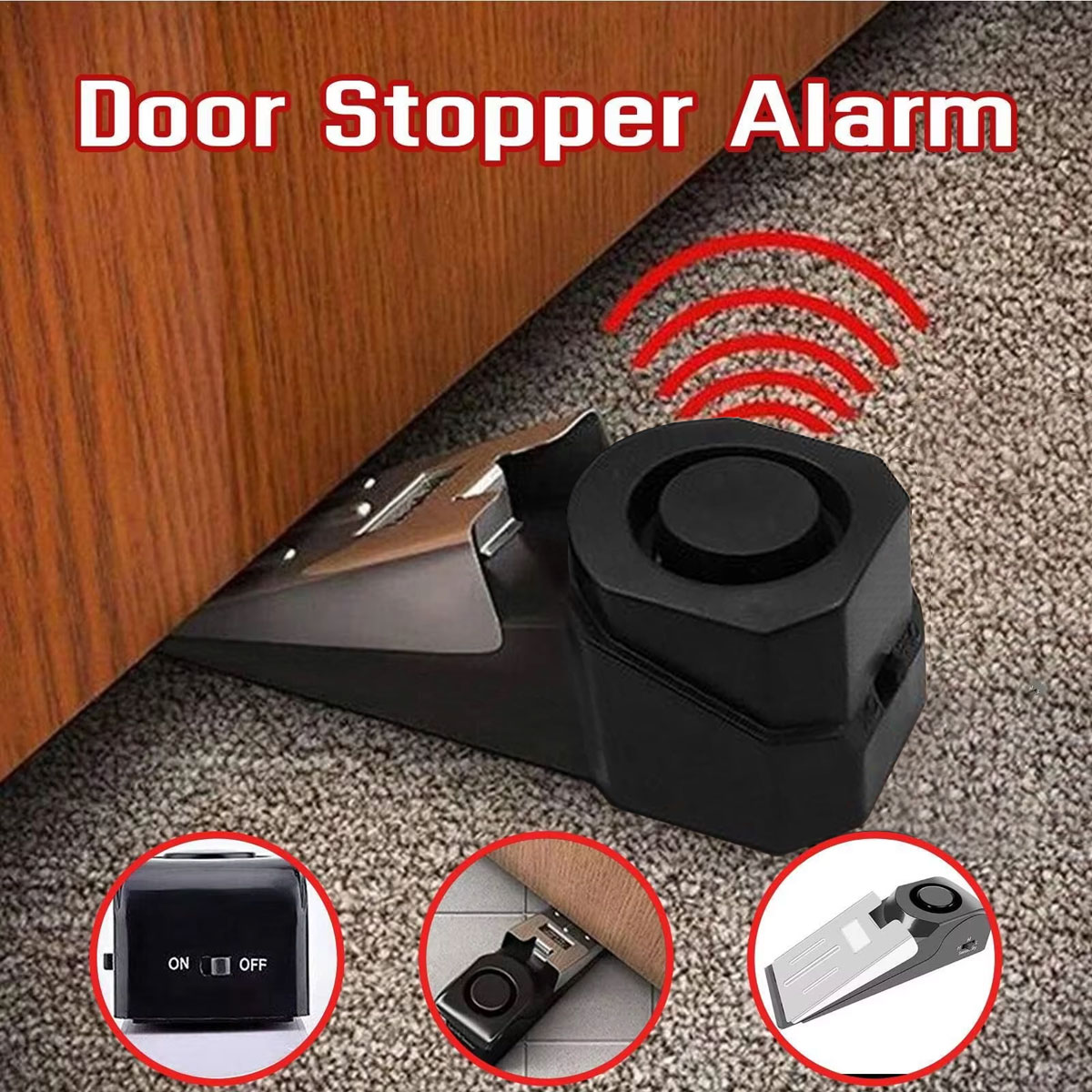Wireless Door Stop Alarm Syste - Wireless Door Sensor review and price