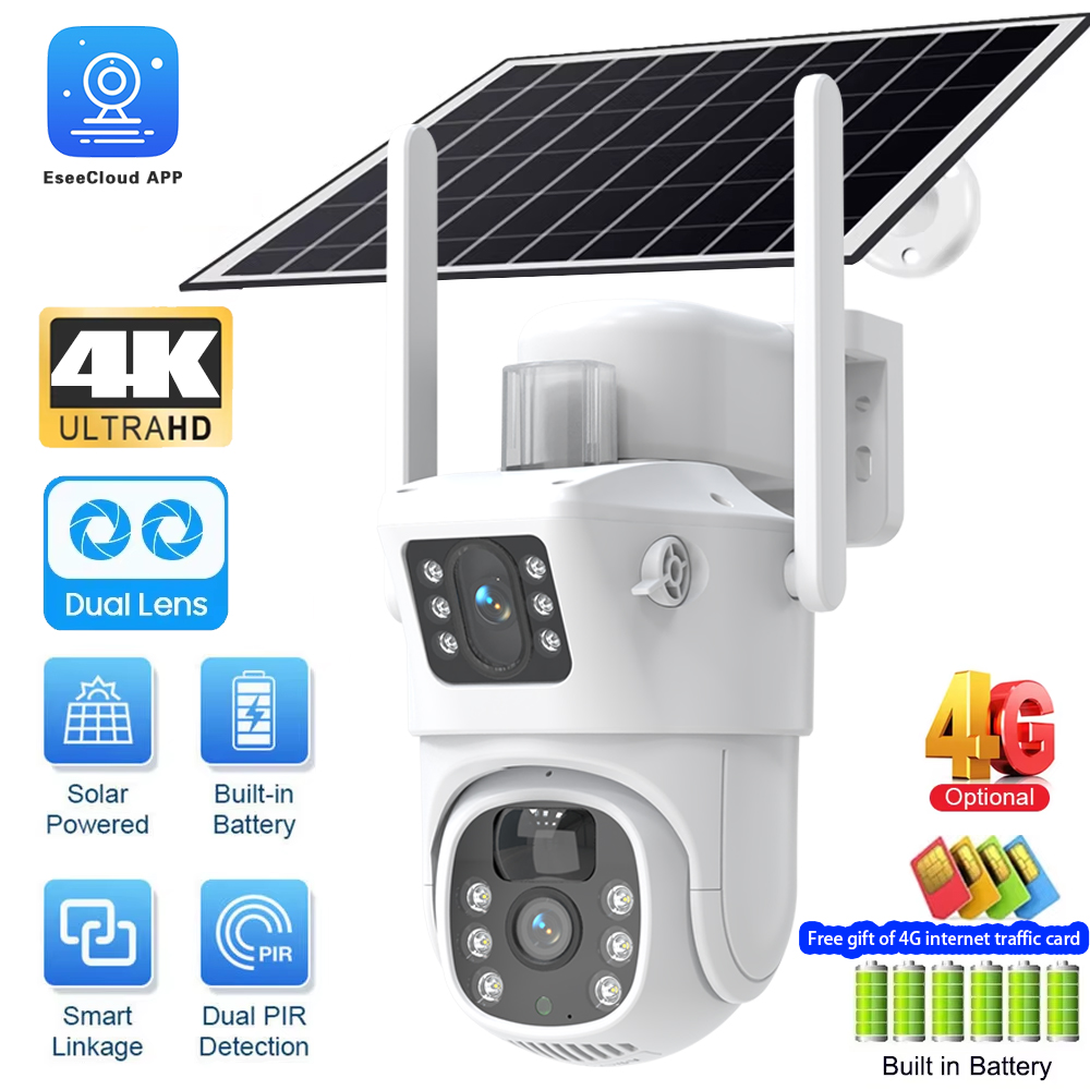4K 8MP WIFi/4G Sim Card Solar  - Smart Home Camera Ezviz review and price