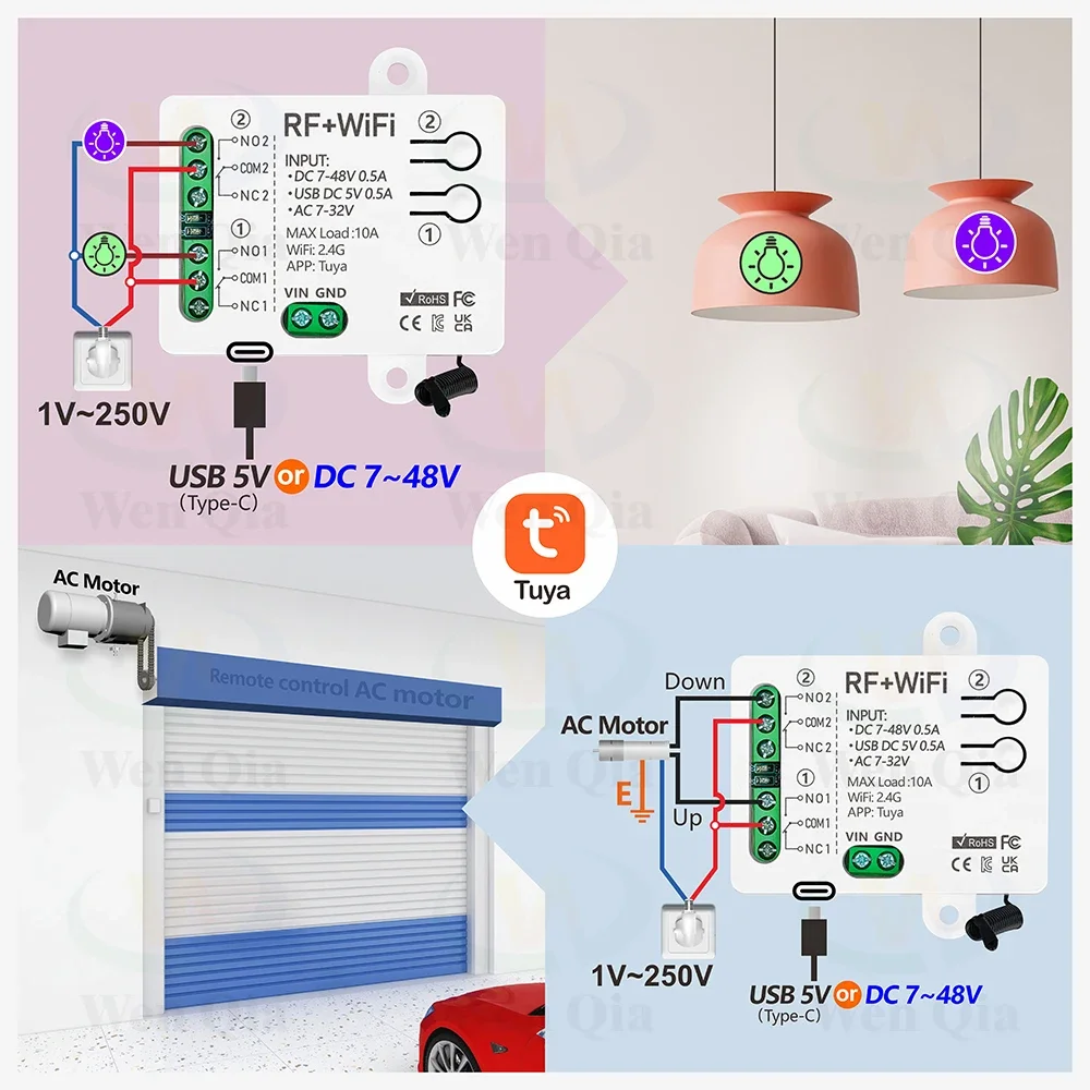 2CH Smart Light Switch Tuya,Wi - Universal Remote Smart Home review and price