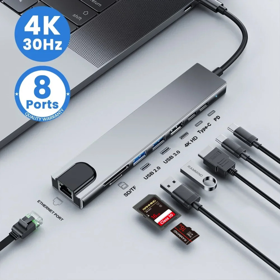 8IN1/2 Type-C Docking Station  - Smart Home Hub 2 review and price